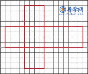 上面的每个小方格的边长都表示1厘米。先利用方格纸，按要求设计长方体、正方体纸盒的 ...